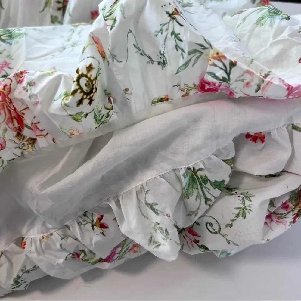 New Maison Amory Romance Galore Maxi Dress in Neon Princess Floral Sz 1X - Picture 9 of 12